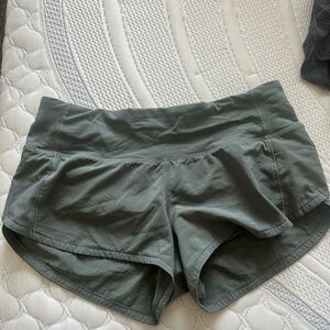low rise speed up lululemon shorts